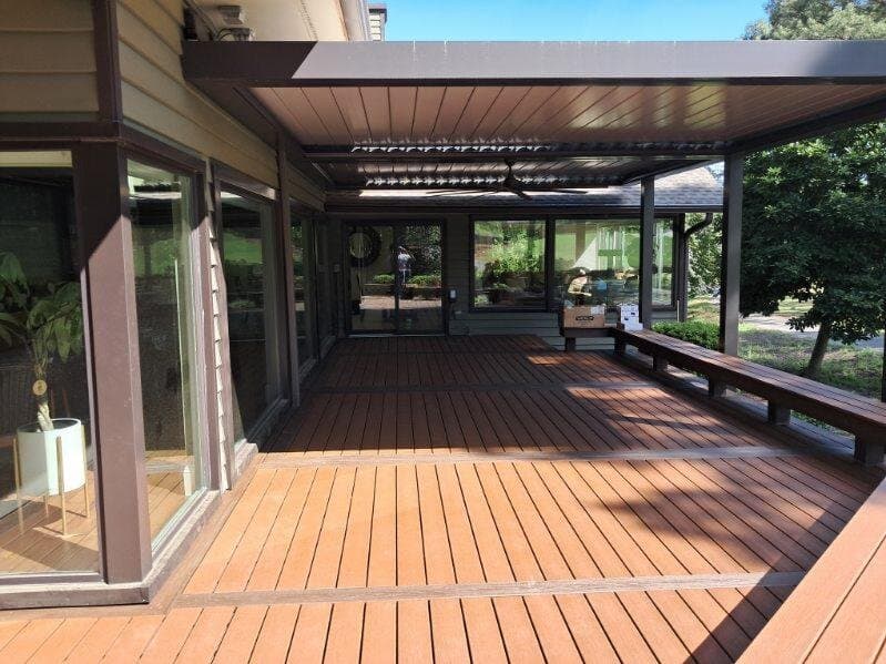 Custom outdoor structure built by Vivid Outdoor Living in Huntersville, NC